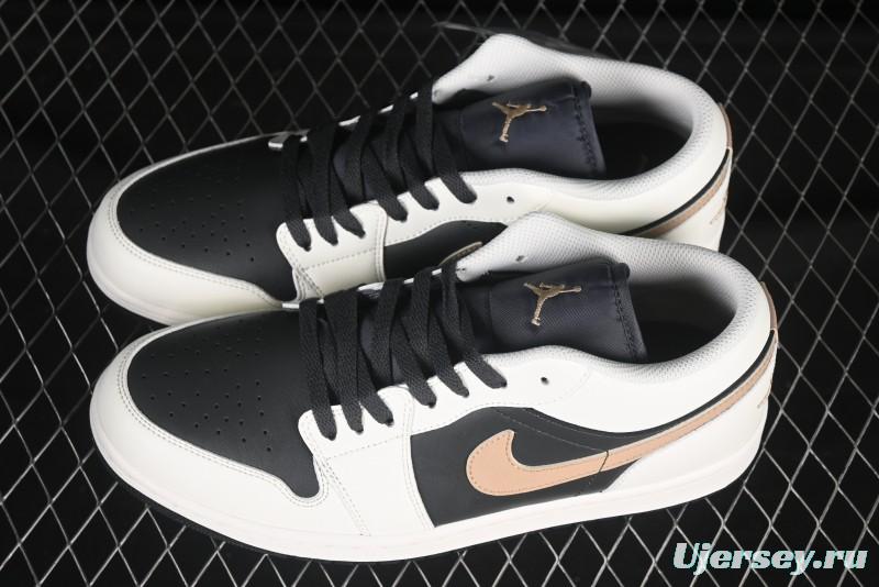 Nike Air Jordan 1 Low AJ1 Retro Casual Sneakers in Black White Grey - IH0649-021