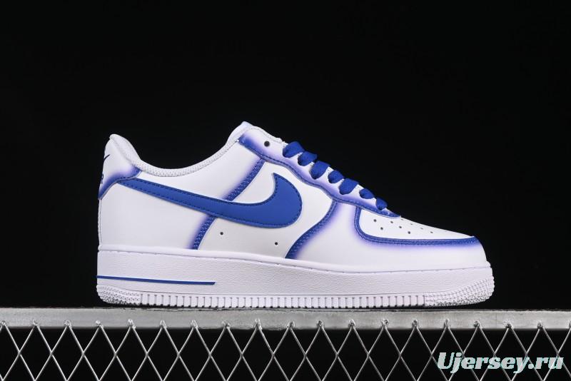 Nike Air Force 1'07 Low Blue Planet Casual Sneakers with Full-Length Air Cushion - ZH0316-079