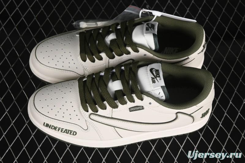 Nike Travis Scott x Fragment Design x Air Jordan 1 Low OG SP AJ1 Collaboration Casual Sneakers - DF1845-535