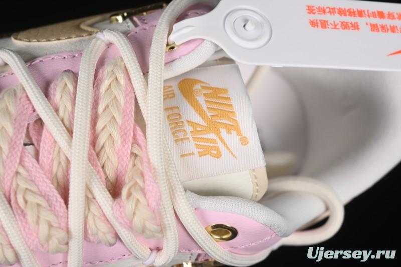 Nike Air Force 1 '07 Low Pink Sugar Low-Top Casual Sneakers - ZB2574-600