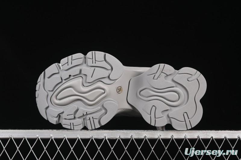 GG-CC Star Same Style Lace-up Hollow Out Dad Shoes with 5cm Height Increase - G25X269