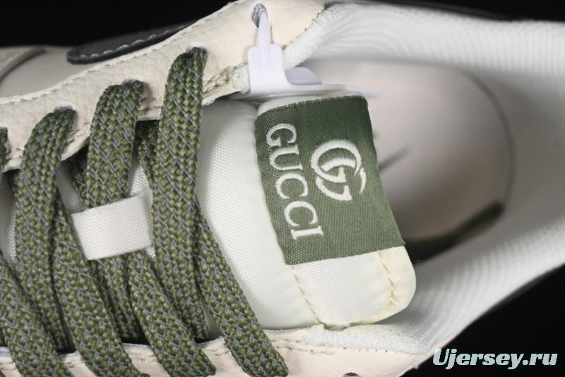 Nike Air Force 1'07 Low Gucci Collaboration Green Grey Pattern Casual Sneakers - XS1958-563