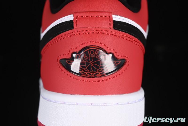Nike Air Jordan 1 Low "White Black Gym Red" Retro Casual Sneakers - IB8971-106