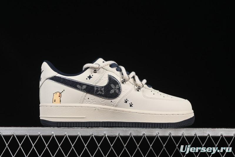 Nike Air Force 1 '07 Low x Capybara "Pour milkBape" Casual Sneakers - LV0506-110