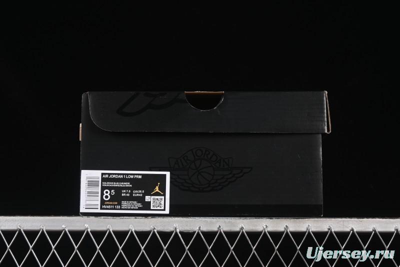 Nike Air Jordan 1 Low AJ1 Mismatched Swoosh Casual Sneakers - HV4511-133