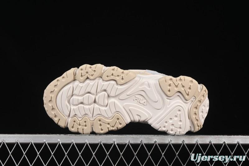 Fila Heritage Fluid Cat Claw 5.0 Vintage Dad Shoes with Lace-Up Design - F12W412105FLV