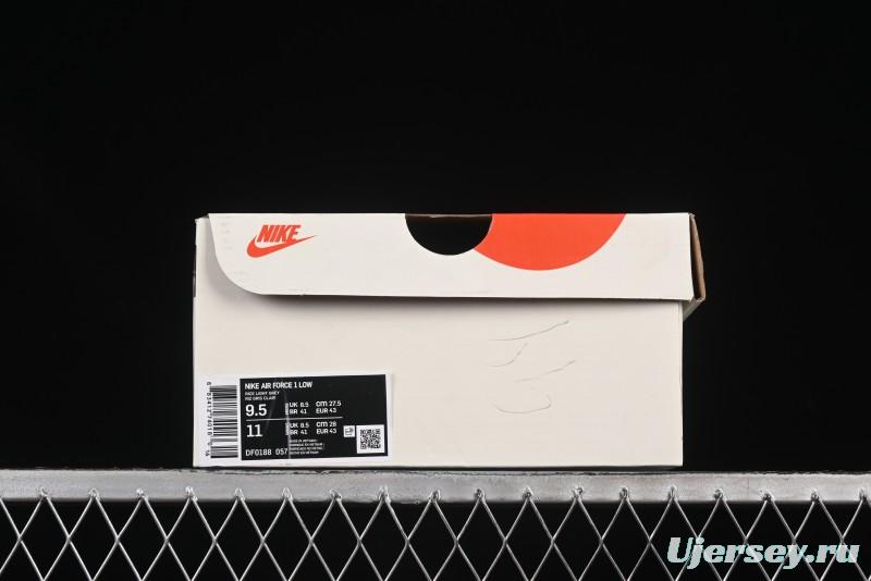Nike Air Force 1 '07 Low Givenchy Collaboration Pattern Beige Grey Casual Sneakers - DF0188-057