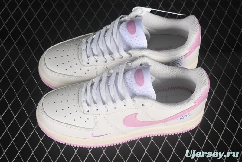 Nike Air Force 1'07 Low Custom Casual Sneakers with Full-Length Air Cushion - DD8959-100