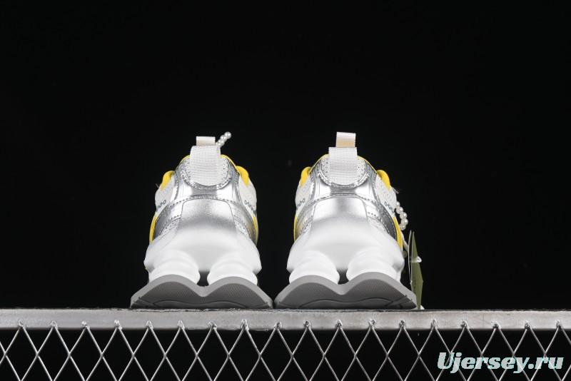 GG-CC Star-Designed Lace-Up Hollow-Out Chunky Sneakers with 5cm Height Boost - G25X269