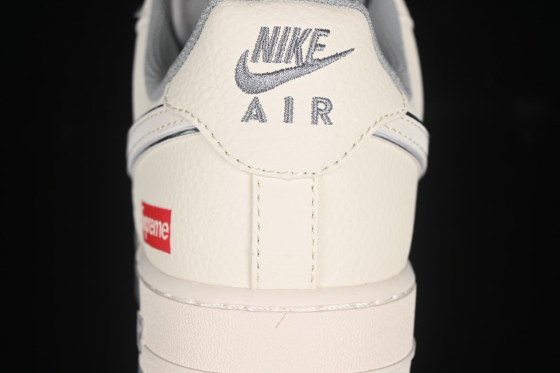 Nike Air Force 1 '07 Low Supreme Casual Sneakers with Full-Length Air Cushion - HH7518-058