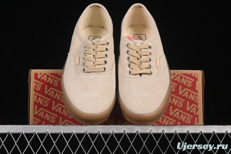Vans Premium Authentic Suede Retro Sneakers with Translucent Rubber Sole - VN000CRQBYS