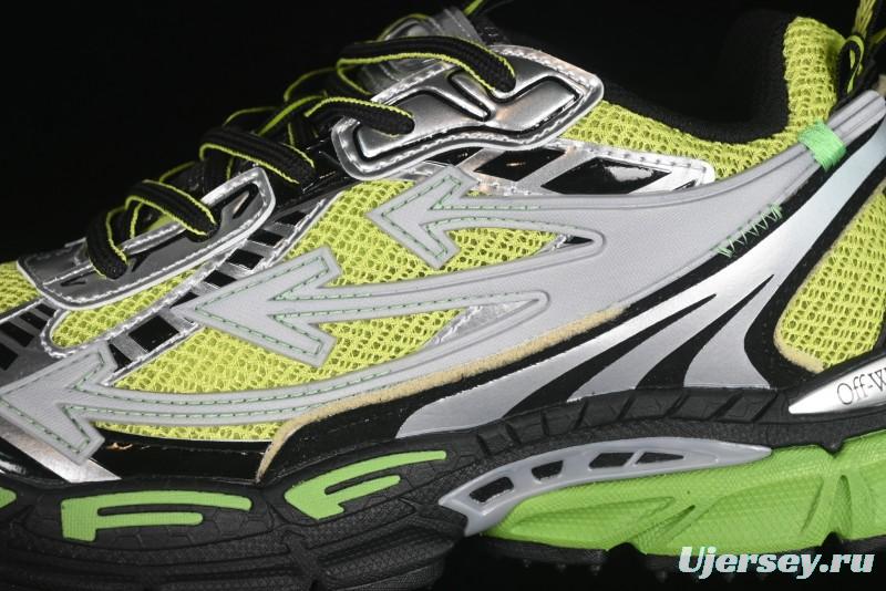 Off-White Be Right White Green Low-Top Lifestyle Casual Shoes - X.E5