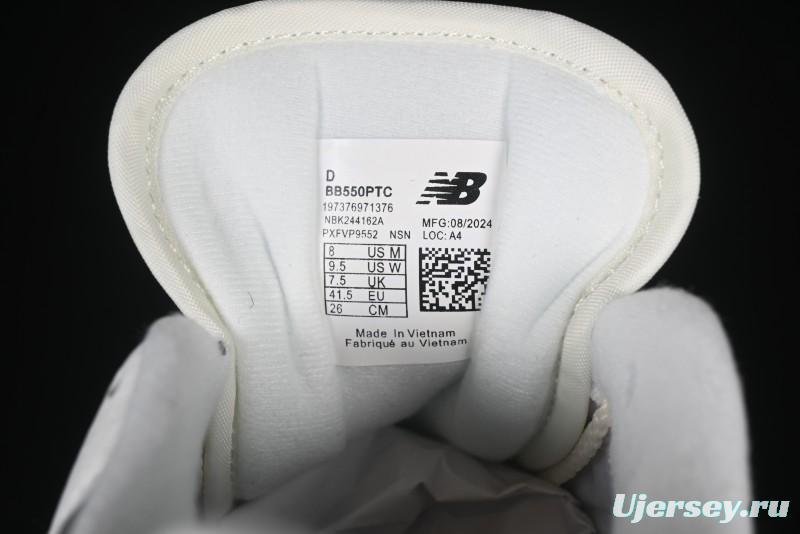 New Balance BB550 Series Leather Unisex Casual Running Shoes - BB550PTC