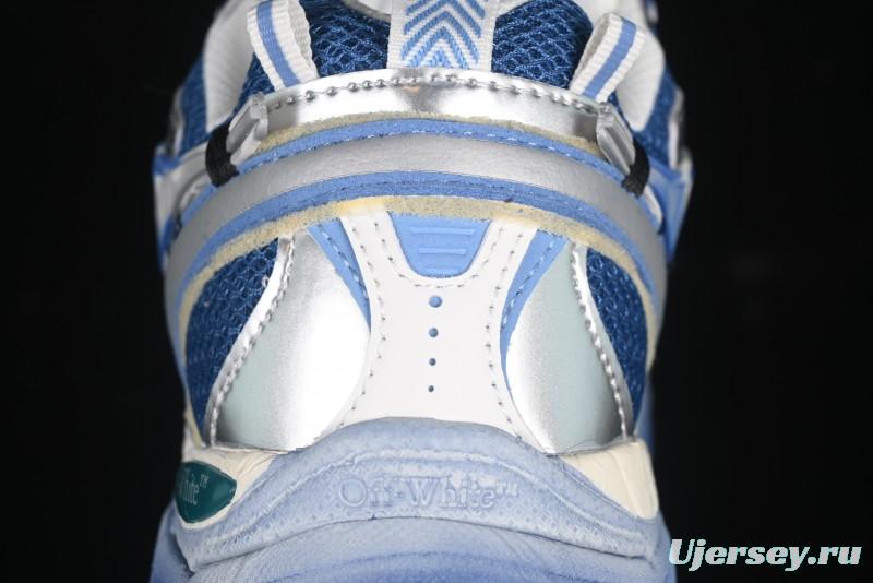 Off-White Be Right Tie-Dye Blue Low-Top Lifestyle Casual Shoes - X.E5