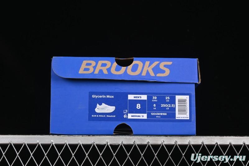 Brooks Glycerin Max Cushioned Marathon Running Shoes with Nitrogen Technology - 1204361B166