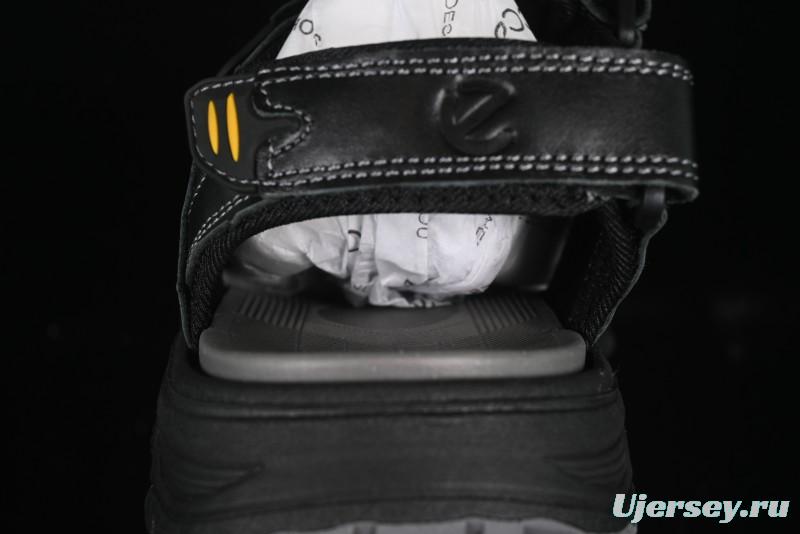 ECCO Off Trail Series Sport Leisure Sandals with Adjustable Hook-and-Loop Strap - 63251701001