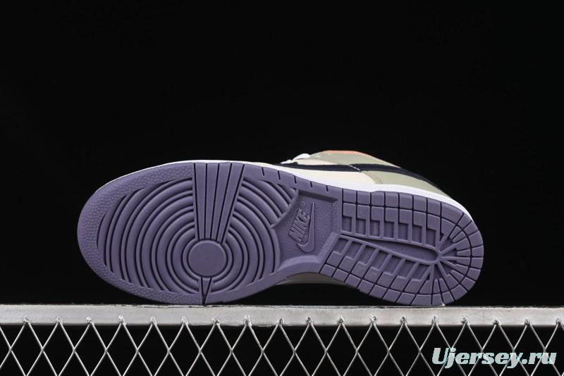 Nike Dunk Low Floral Swoosh Floral Theme Low-Top Casual Sneakers - HV5750-133