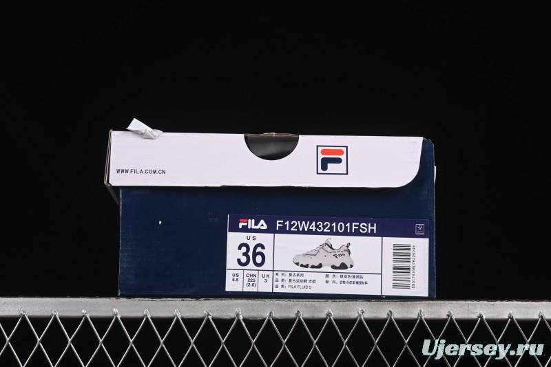 Fila Heritage Fluid Cat Paw 5.0 Retro Dad Shoes with Lace-Up Design - F12W432101FSH