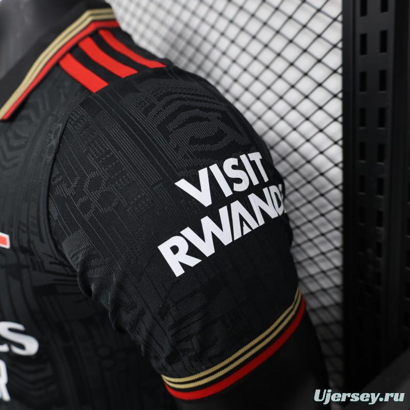 Player Version 25/26 Arsenal Black POLO Jersey