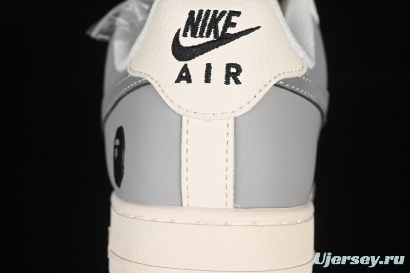 Nike Air Force 1'07 Low Bape Collaboration Beige Star Casual Sneakers - XS1958-571