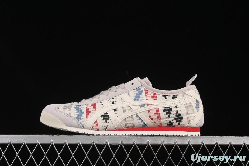 Onitsuka Tiger Mexico 66 Low-Top Leather Sneakers - 1183B648-100