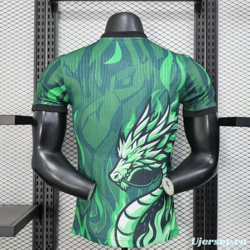 Player Version 25/26 Liverpool Green with Dragon Pattern Jersey