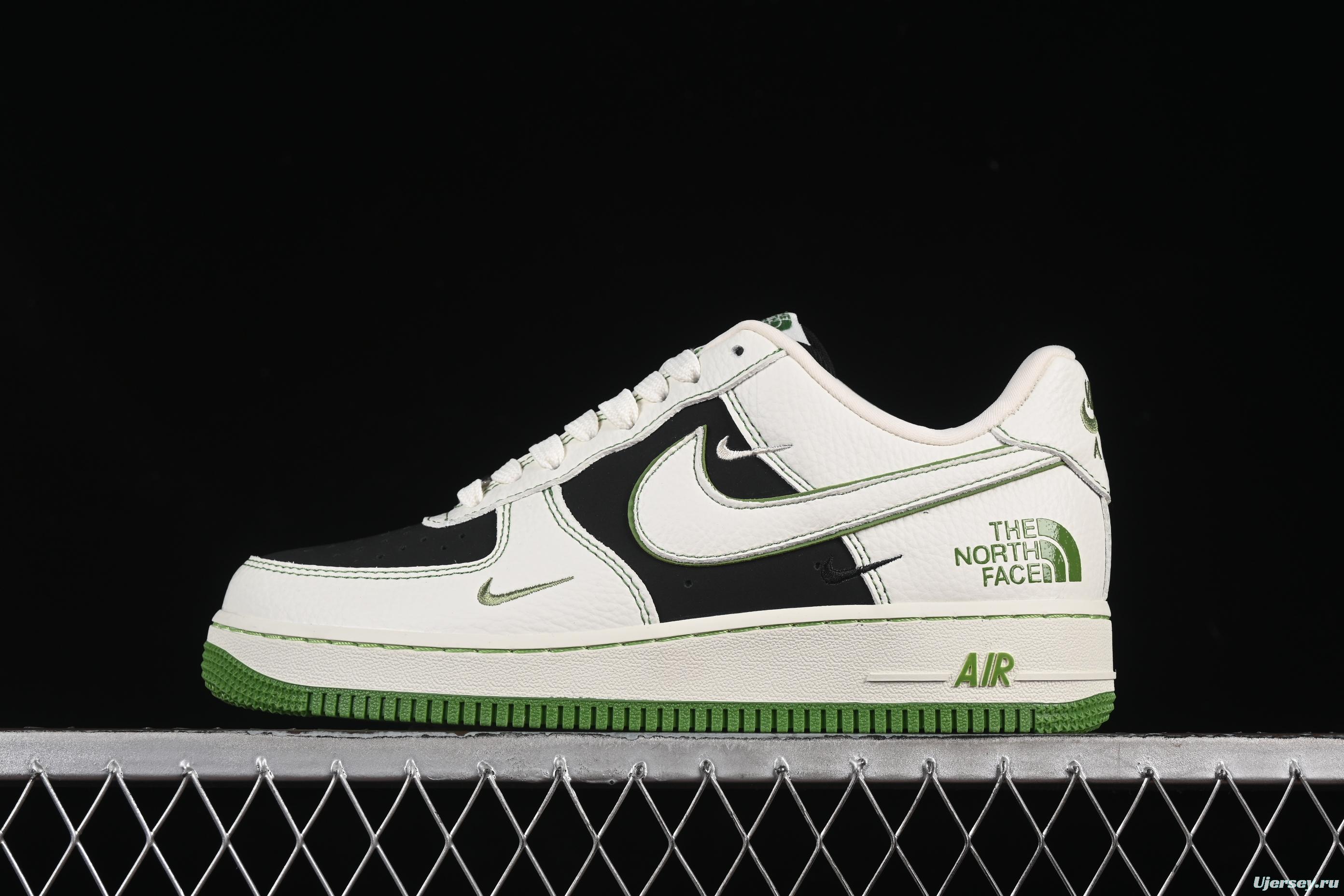 Nike Air Force 1 '07 Low The North Face Collaboration White Black Green Casual Sneakers - SC9207-527