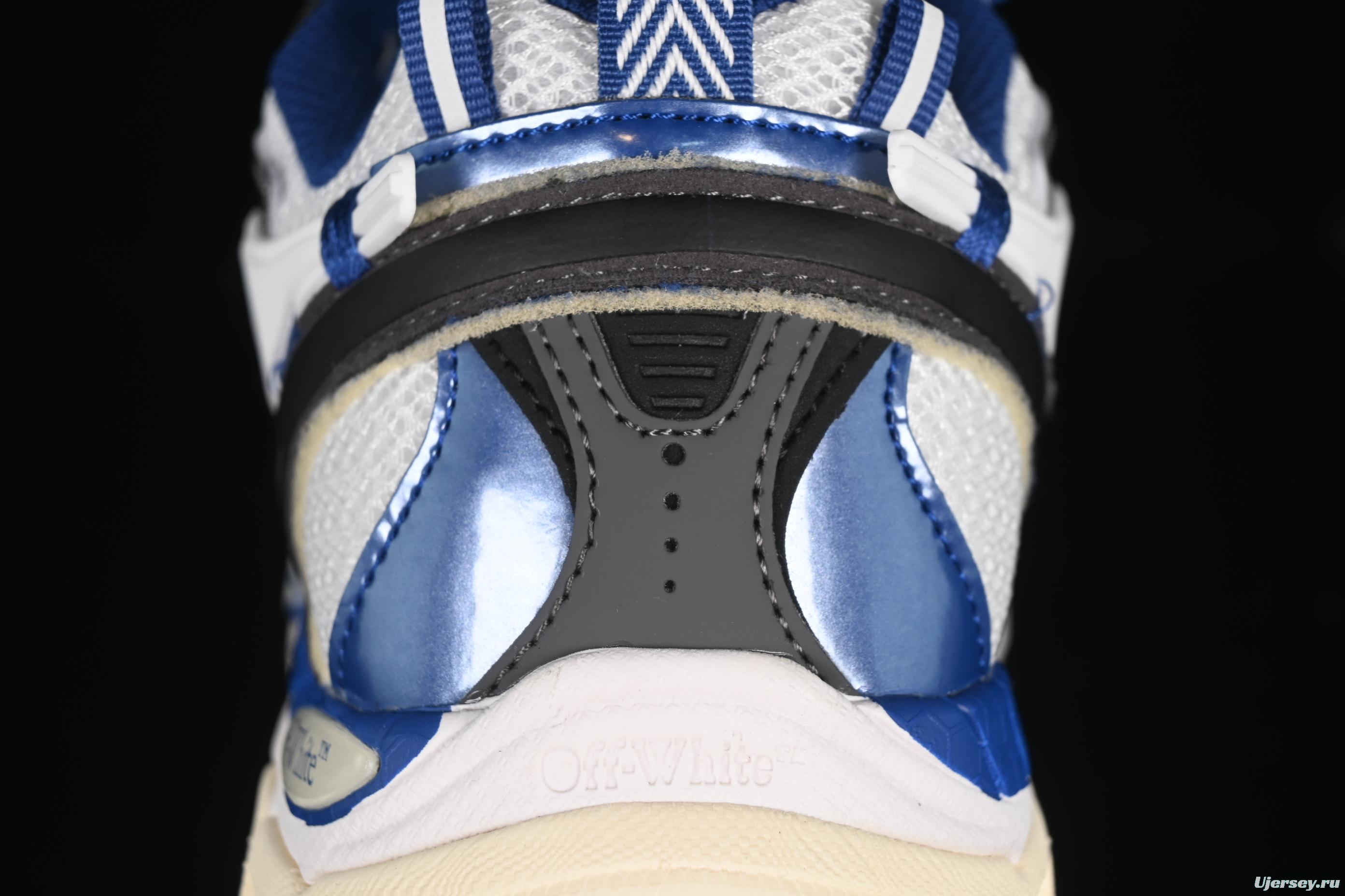 Off-White Be Right Low-Top Lifestyle Sneakers in White Blue - X.E5