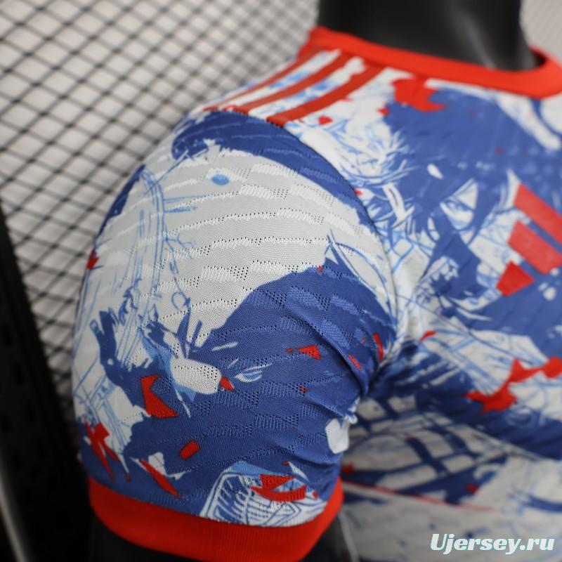 Player Version Japan National Team Special Edition Attack on Titan Mikasa Ackerman Anime Collaboration Jersey