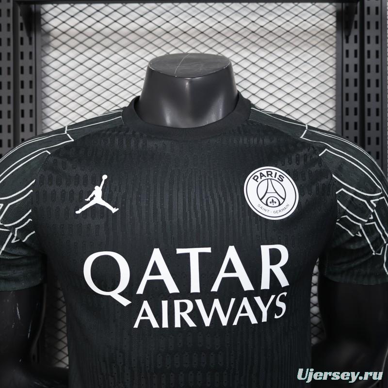 Player Version 25/26 PSG Black Goalkeeper Jersey