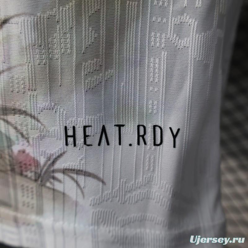 Player Version 2025 Japan White with Dragon Ball Nature Scene Jersey