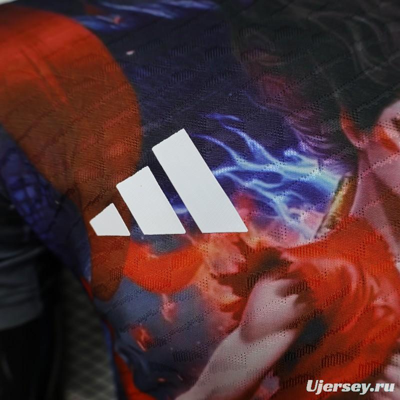 Player Version 2025 Japan Purple with Anime NAZHAI Graphic Jersey