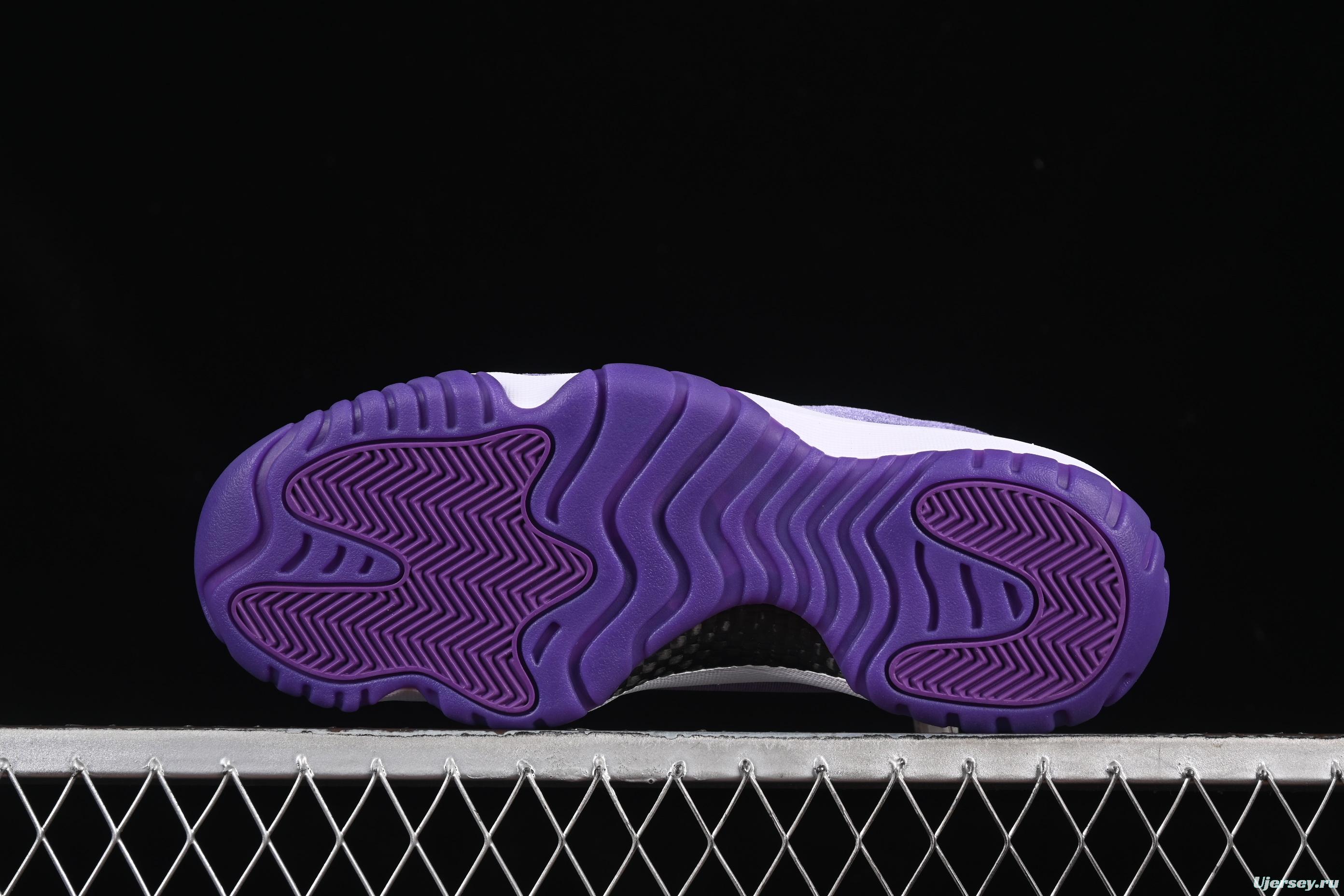 Nike Air Jordan 11 Retro CT8012-555 Basketball Shoes in Lavender Corduroy