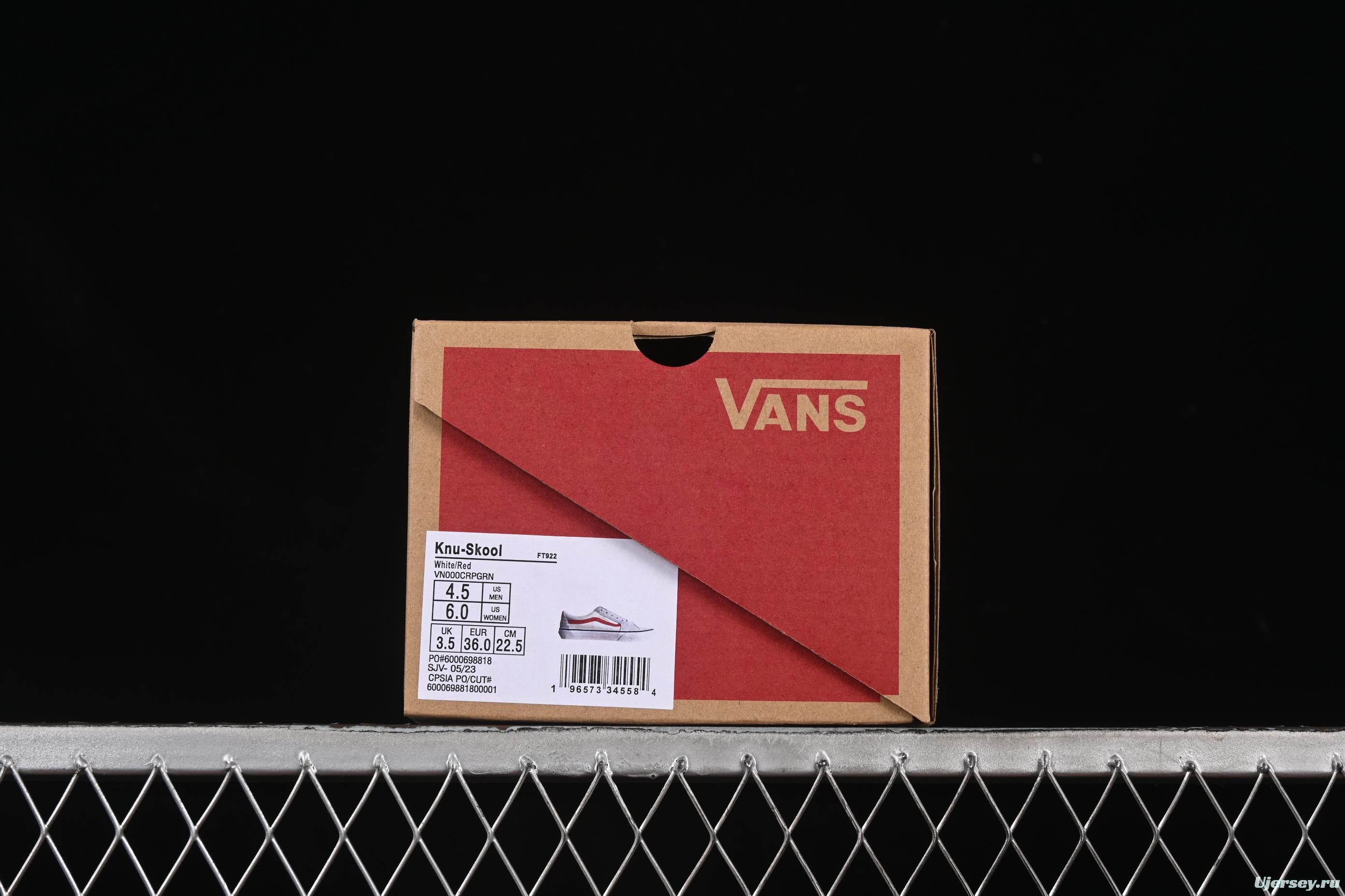 Vans Knu-Skool High Street American Retro Casual Canvas Skate Shoes - VN000CRPGRN