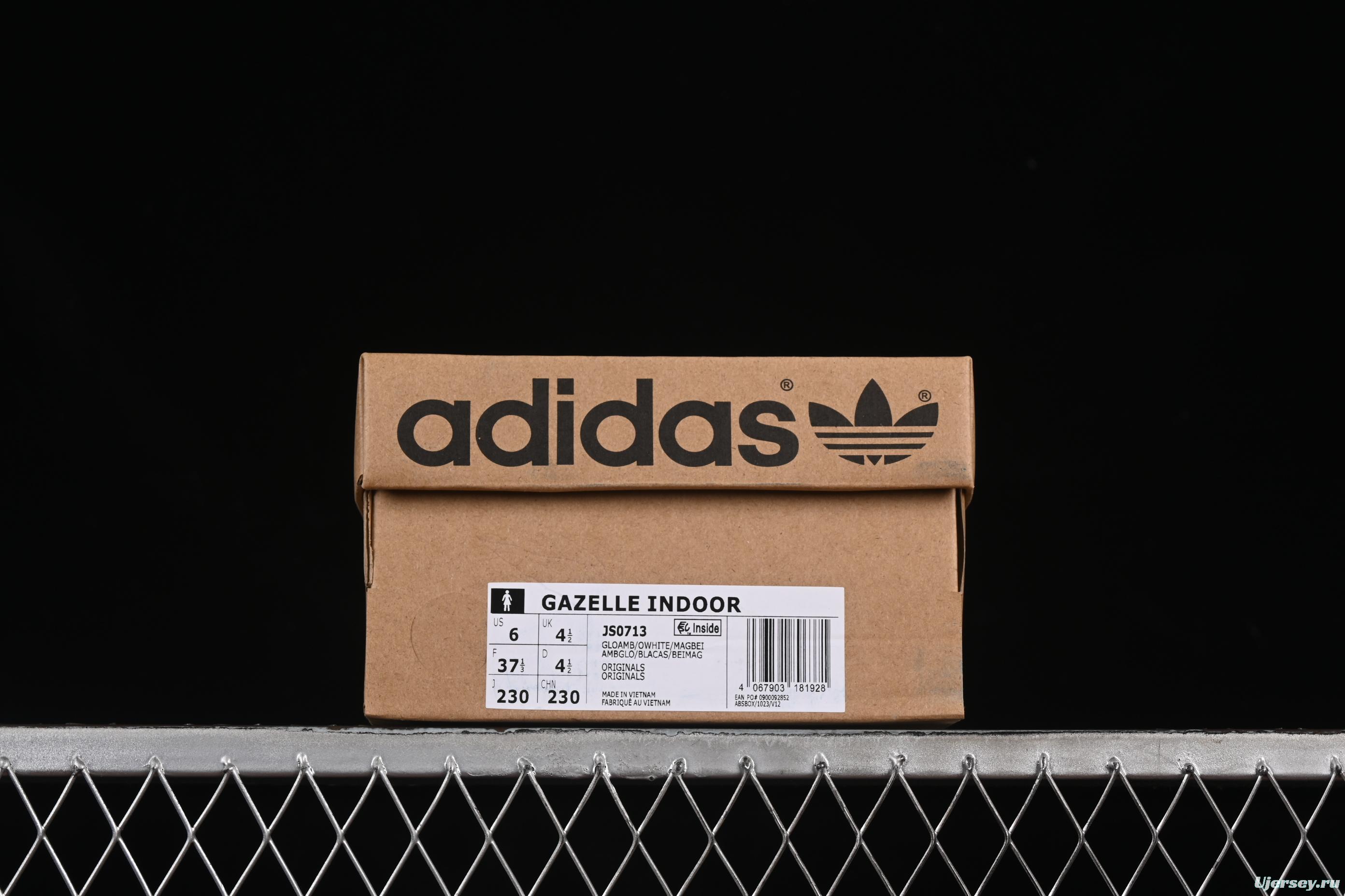 Adidas Originals Gazelle Indoor Retro Casual Anti-Slip Wear-Resistant Low-Top Sneakers - JI0713