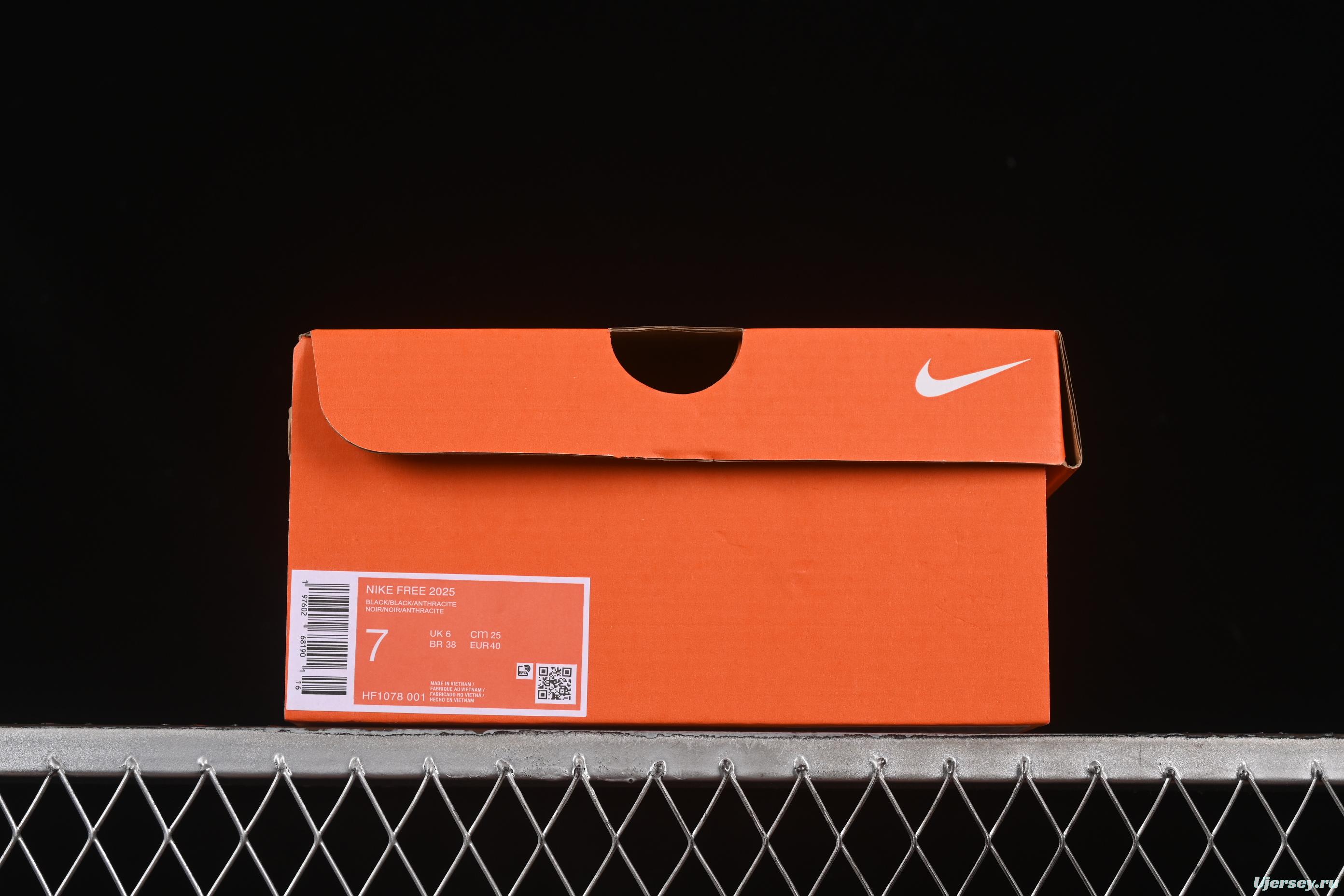 Nike Free 2025 Breathable Knit Running Shoes with Enhanced Cushioning - HF1078-001