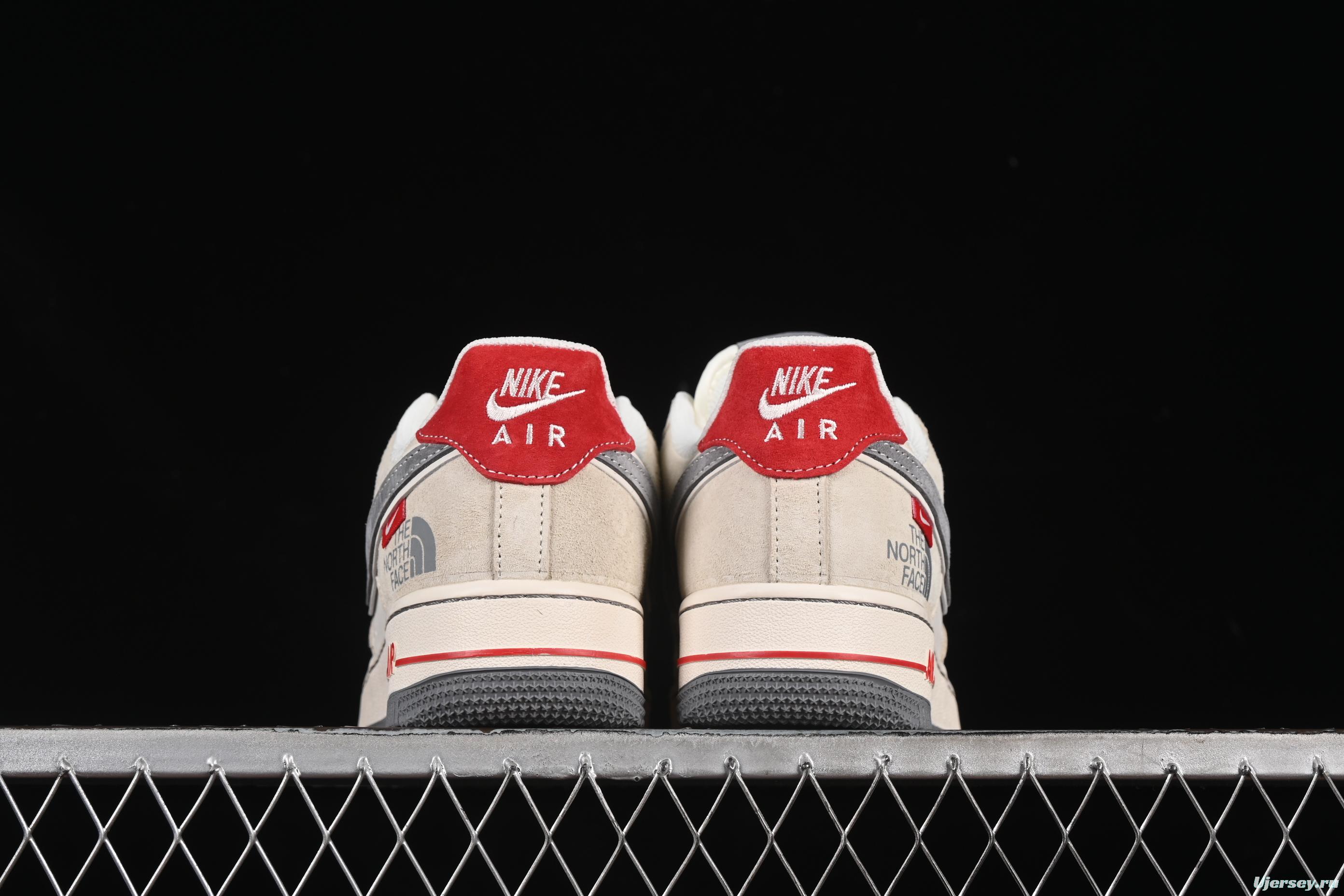 Nike Air Force 1 '07 Low The North Face Collaboration Dual-Tone Grey Casual Sneakers - YX5066-311