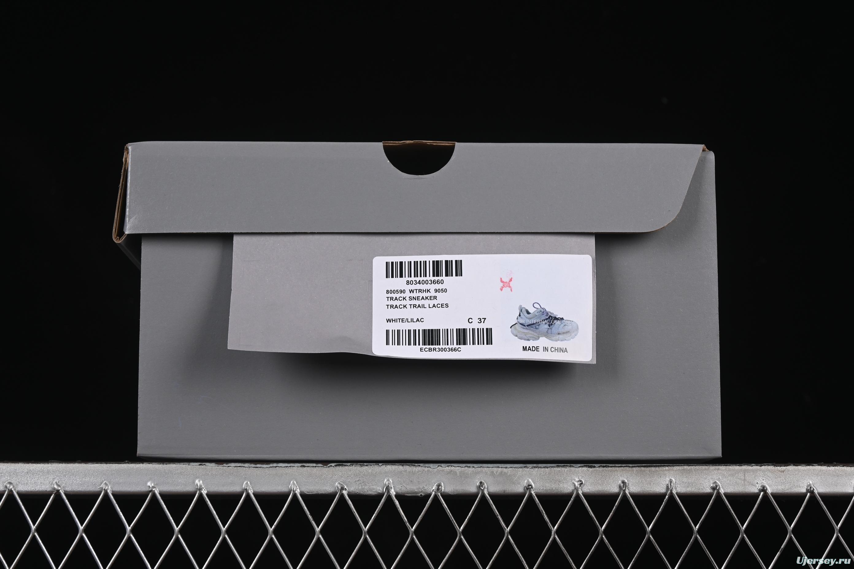 Balenciaga Track Sneaker Tess with Transparent Heel Strap - WTRHK9050