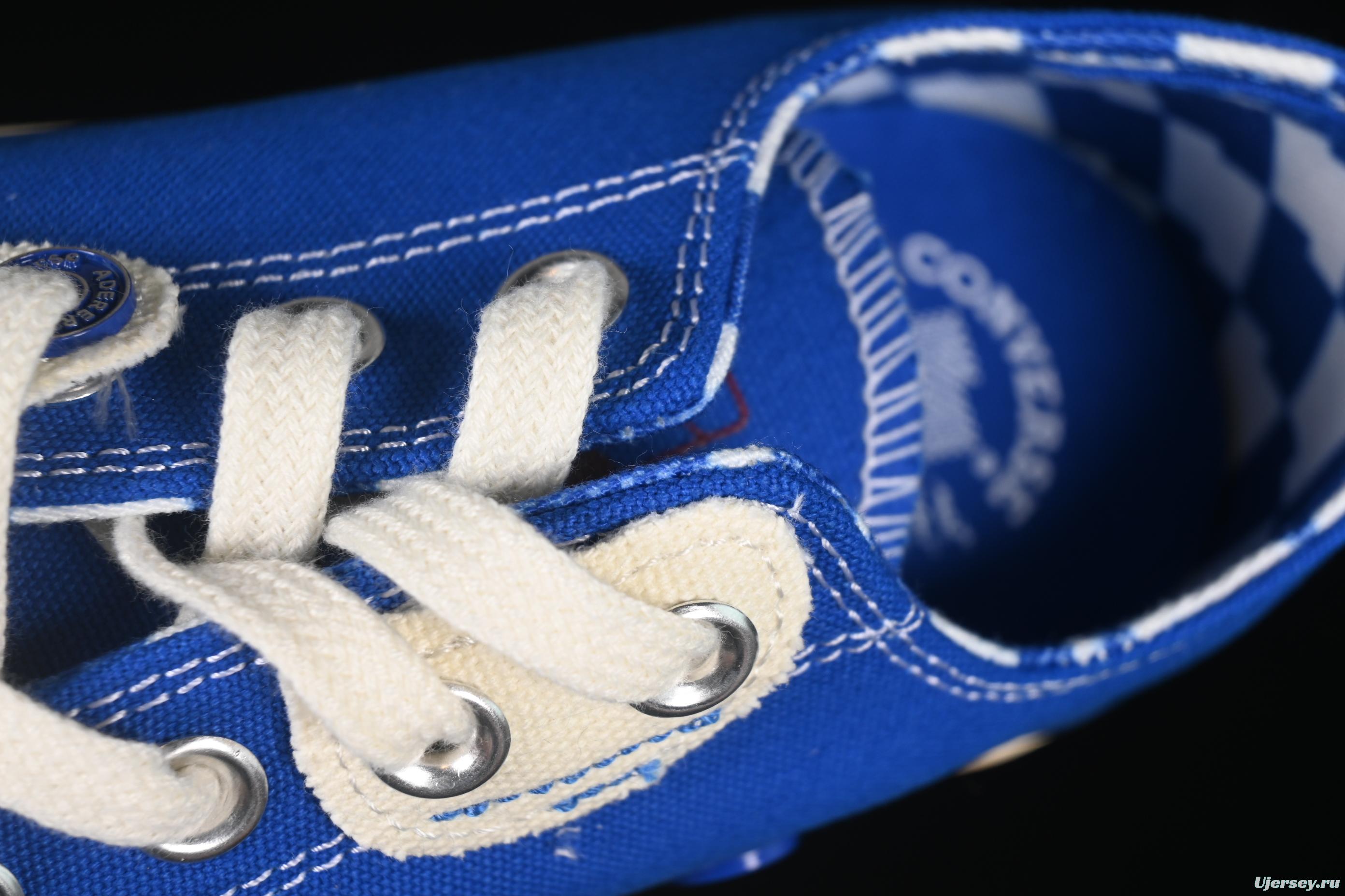 Ader Error x Converse Low Top Casual Canvas Sneakers with Special Pattern Print and Transparent Sole - A05352C