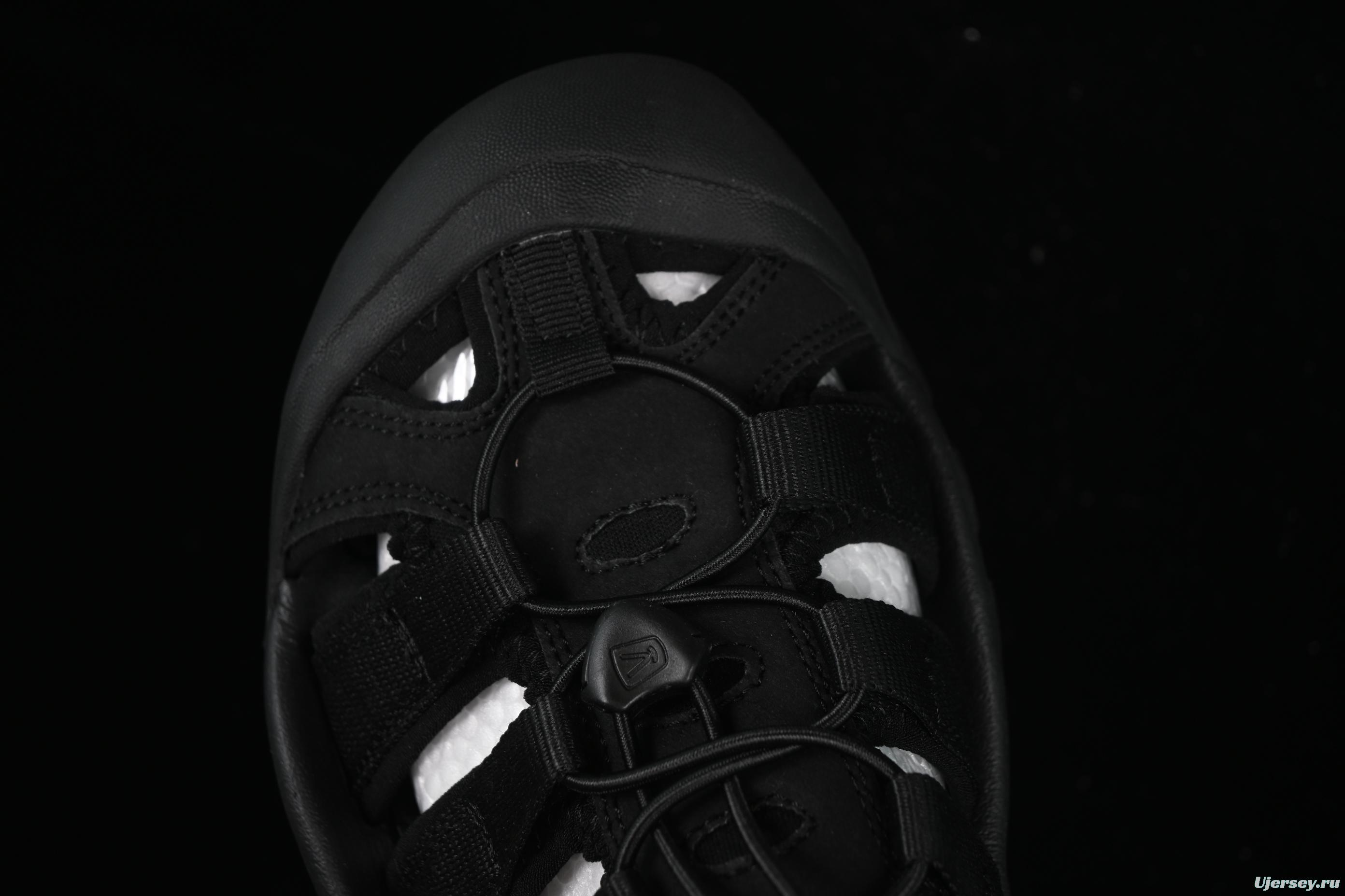 Keen Newport Summer Trendy Woven Elastic Strap Water Hiking Outdoor Sandals - 1022258 Black White