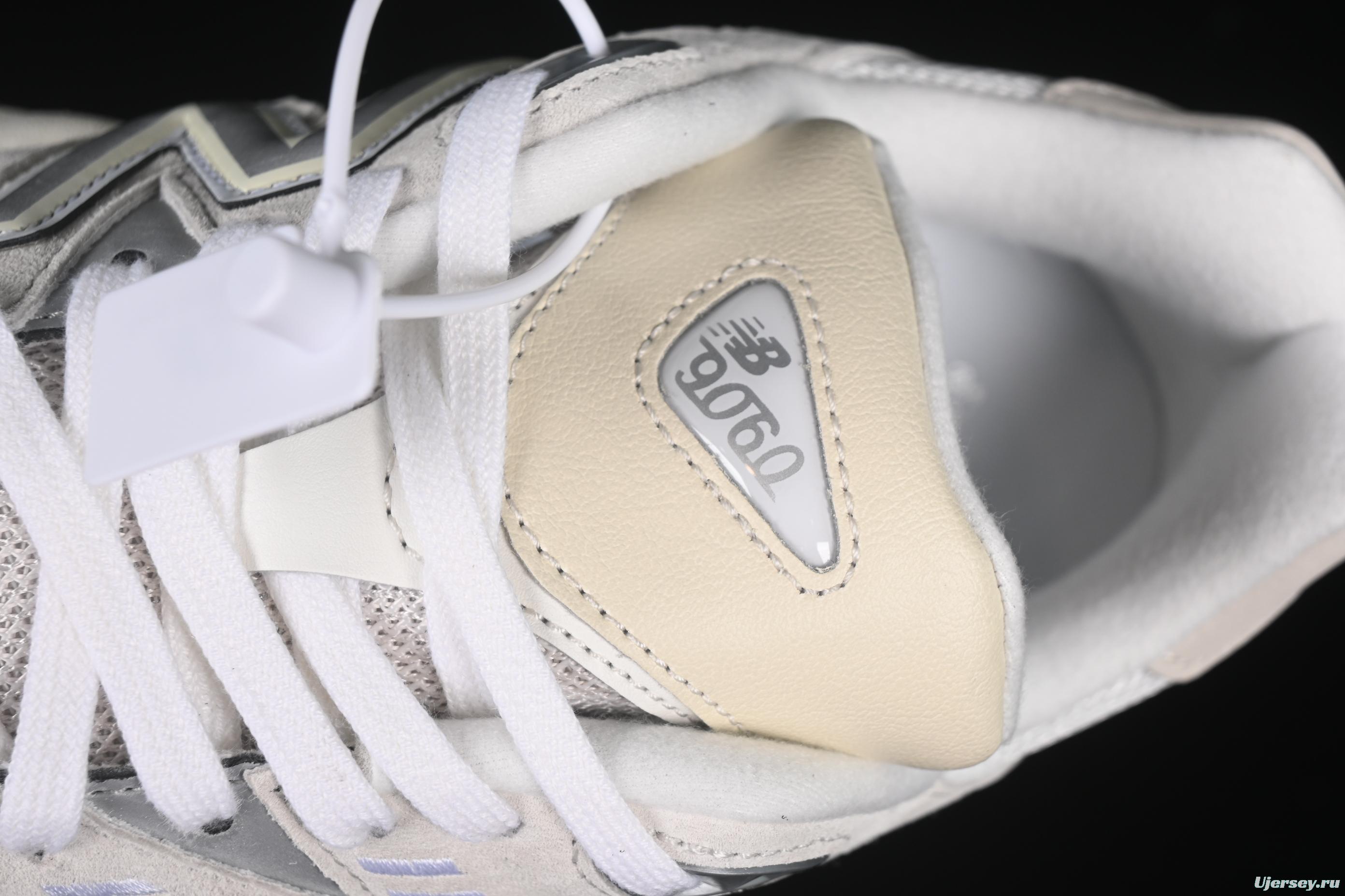 New Balance Joe Freshgoods x New Balance 9060 Retro Running Shoes with ABZORB Cushioning - U9060WHT