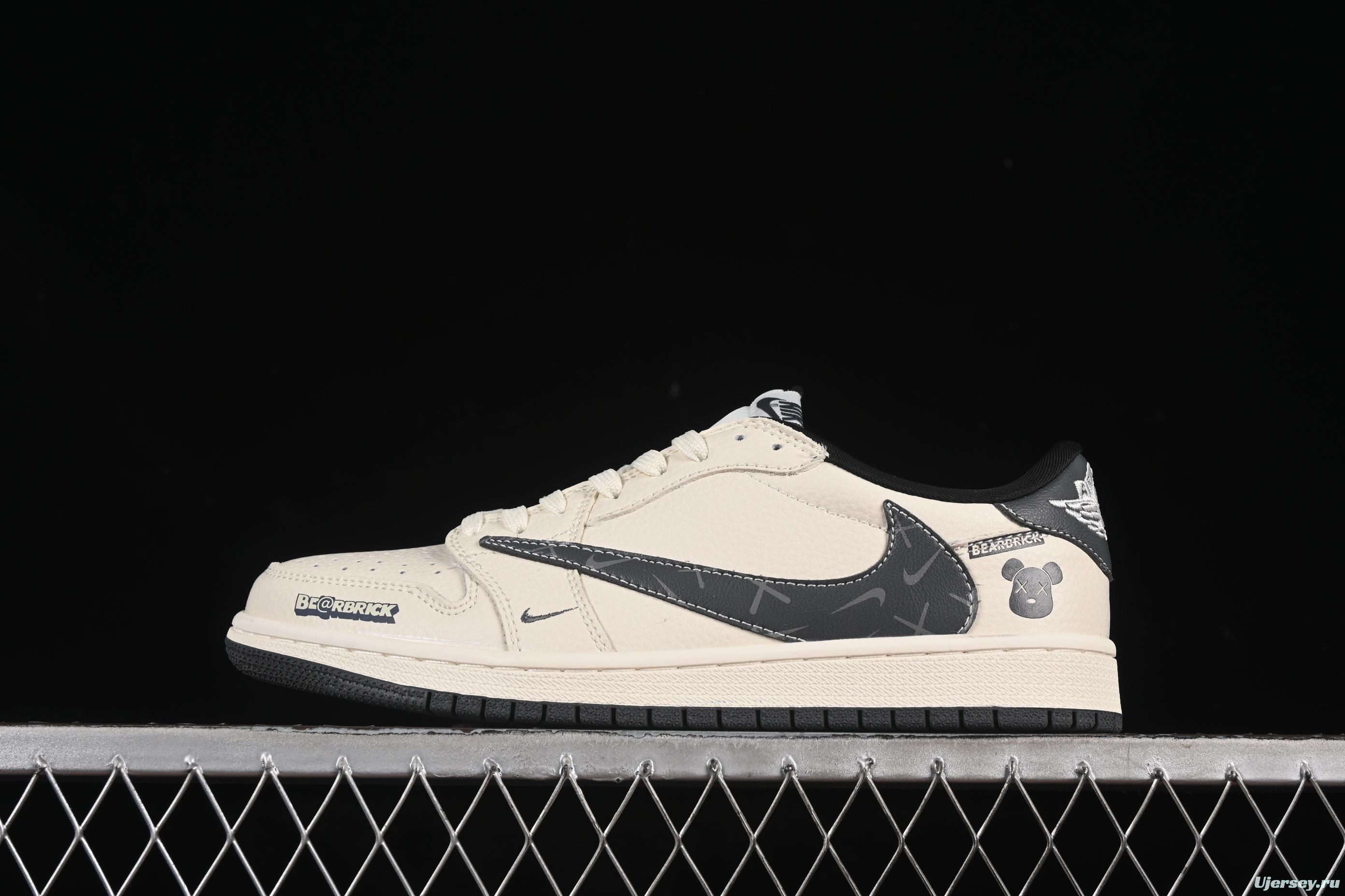 Nike Travis Scott x Fragment Design x Air Jordan 1 Low OG SP AJ1 Casual Sneakers - LD2025-011