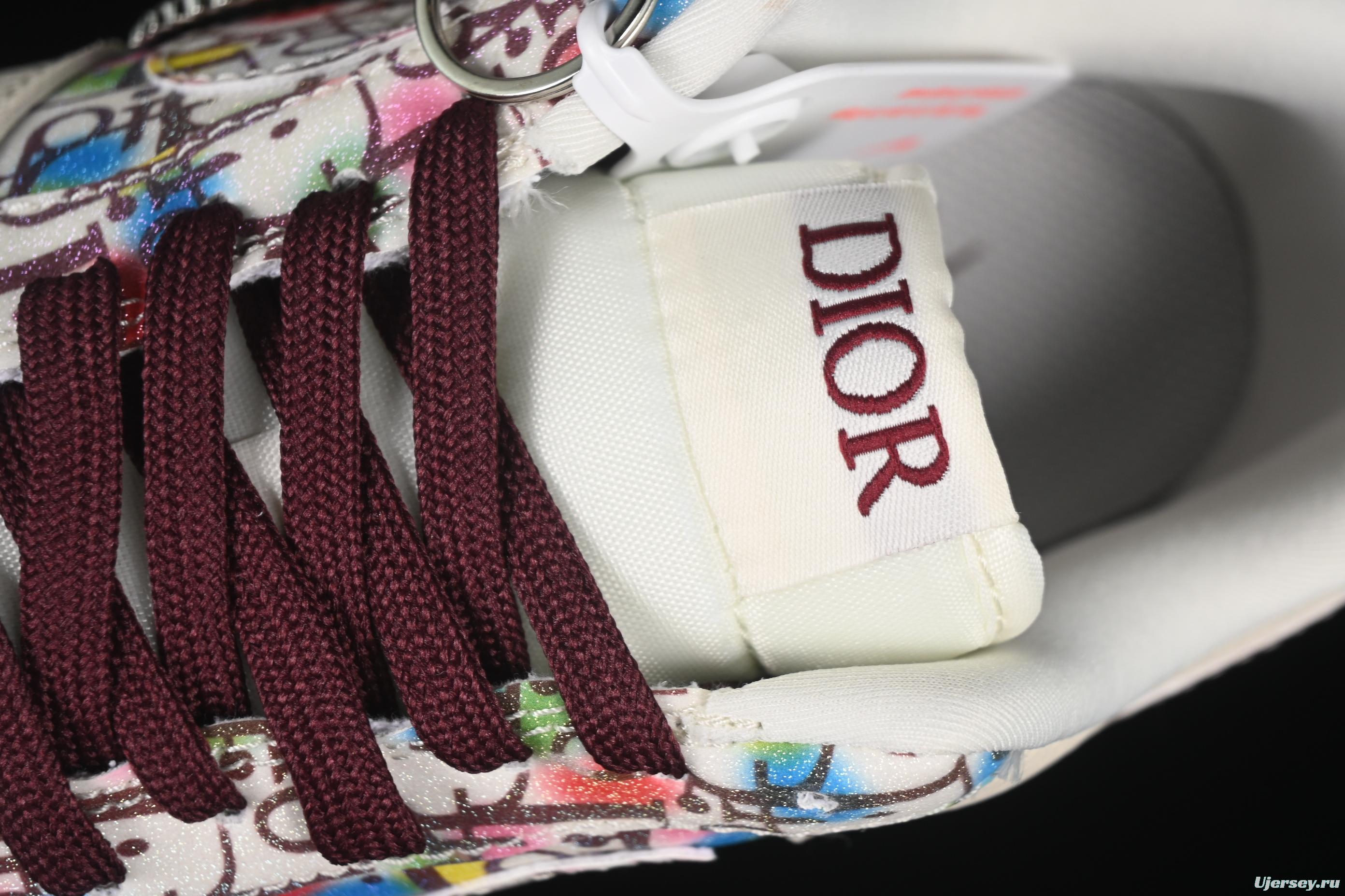 Nike Air Force 1'07 Low Dior Collaboration Floral Embroidery Casual Sneakers - DF0188-063
