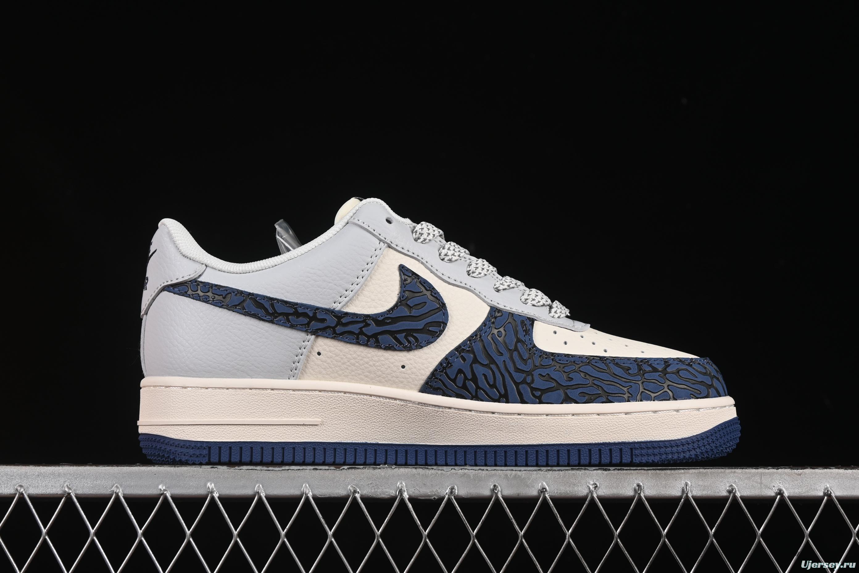 Nike Air Force 1 '07 Low LV Collaboration Blue Stone Grain Casual Sneakers - JJ2508-701