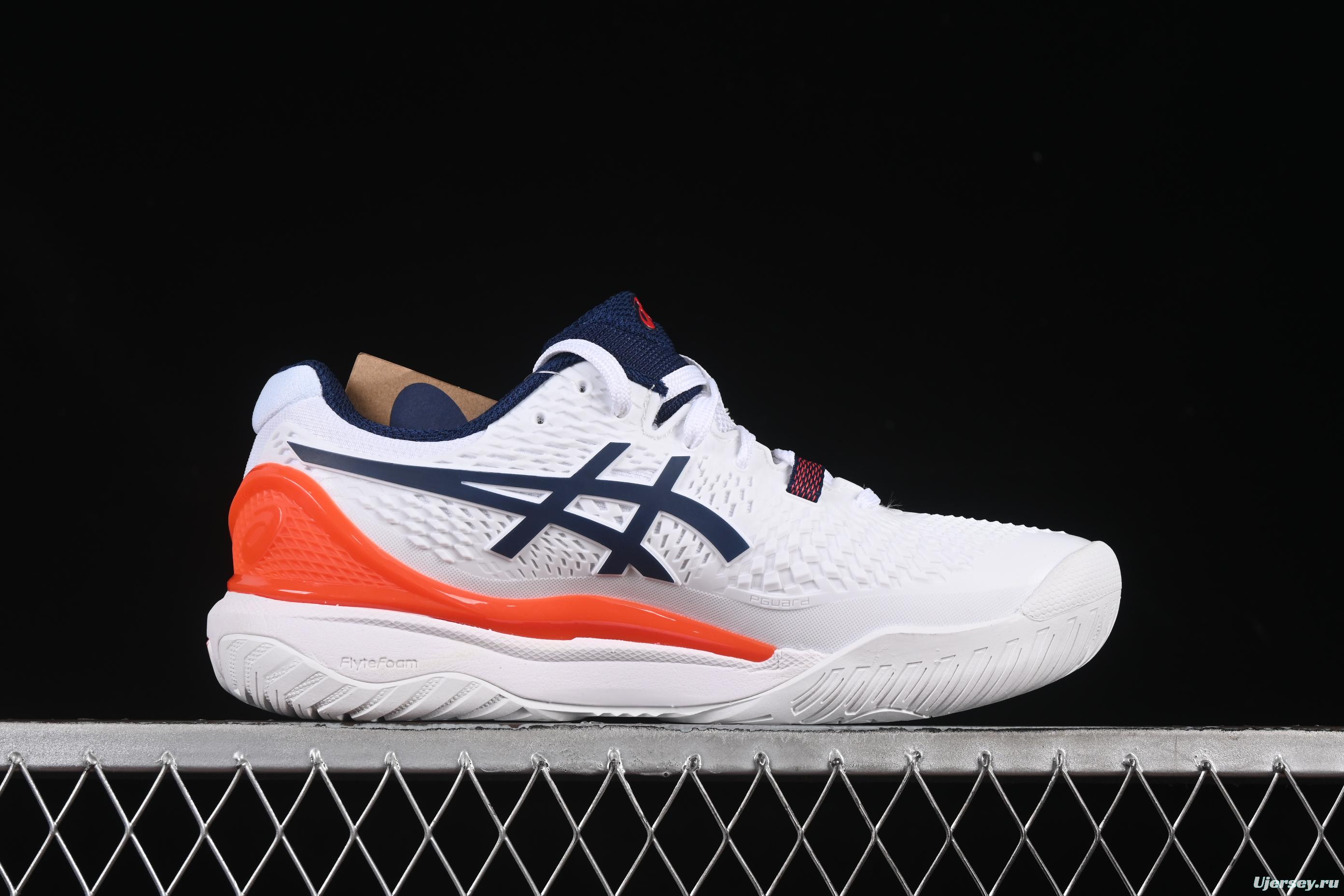 Asics Gel-Resolution 9 Retro Breathable Cushioned Casual Running Shoes - 1041A376-102