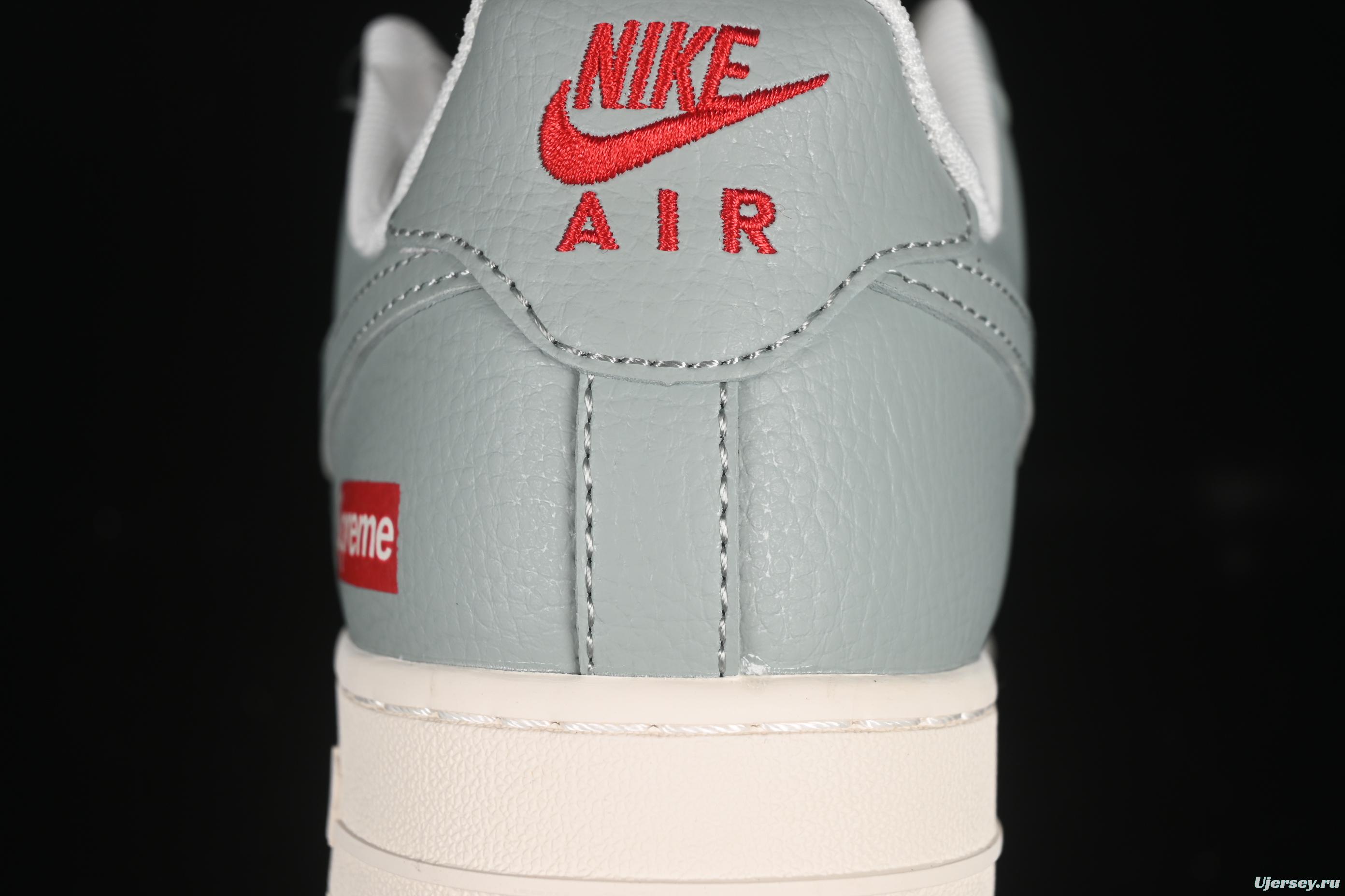 Nike Air Force 1 '07 Low Supreme Collaboration Shoes in Grey - ZH2598-319