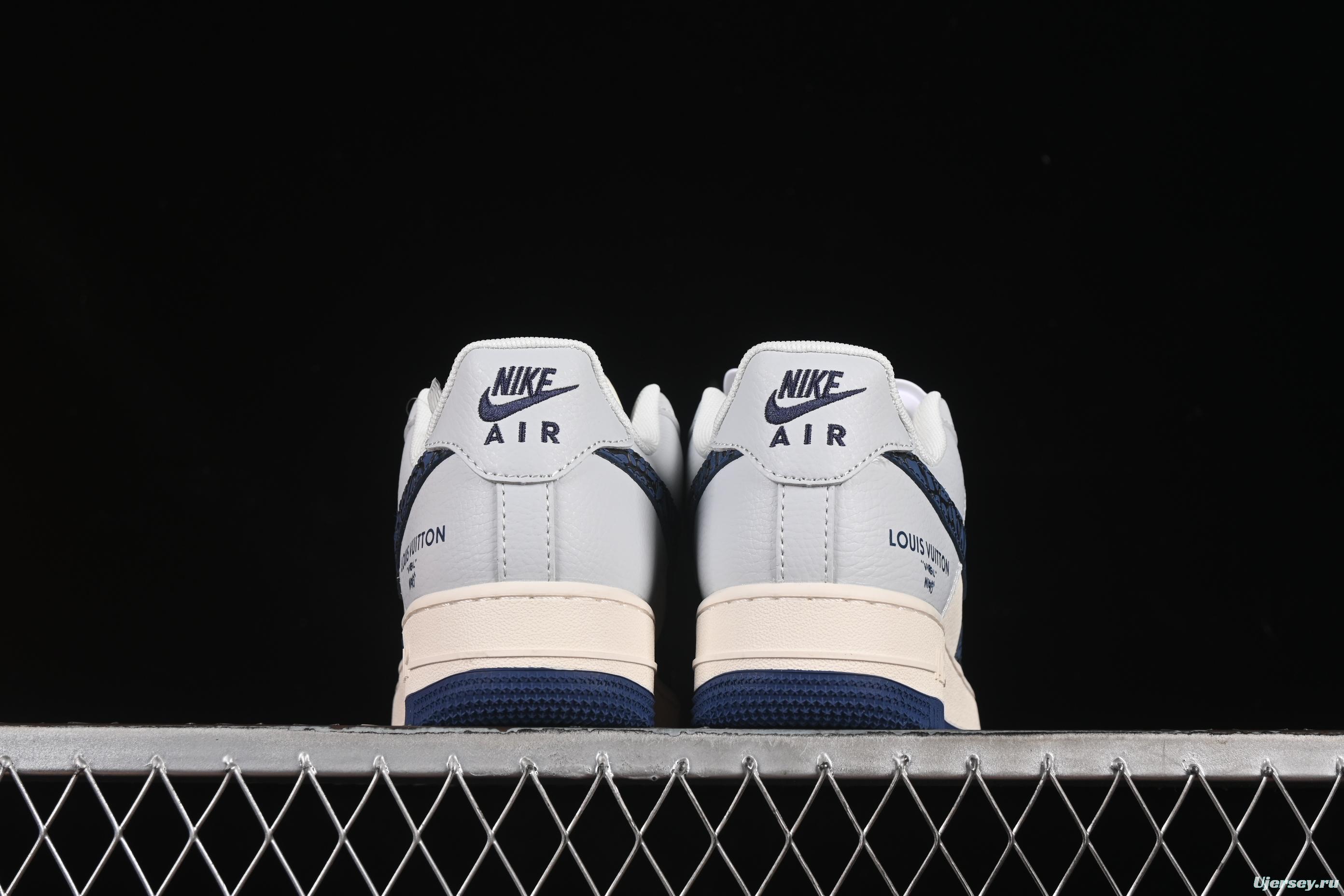 Nike Air Force 1 '07 Low LV Collaboration Blue Stone Grain Casual Sneakers - JJ2508-701