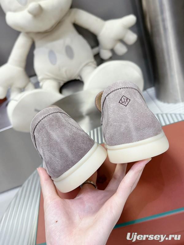 2025 Men Le Parmentier Grey Suede Loafers LY00260
