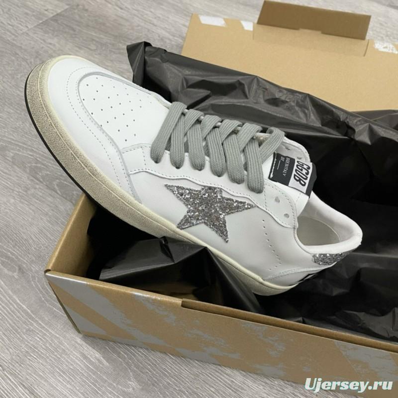 2024 Unisex GGDB White Grey Leather Sneakers MJ00260