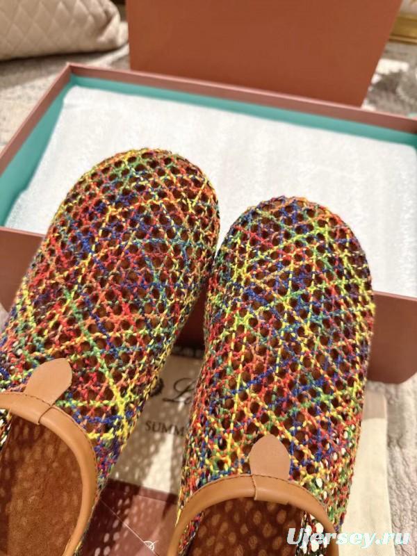 2025 Women Le Parmentier Multicolor Knit Ballet Flat LY00250